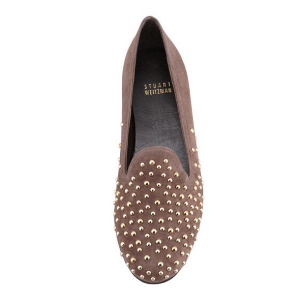 Stuart Weitzman Studon studded smoking slippers